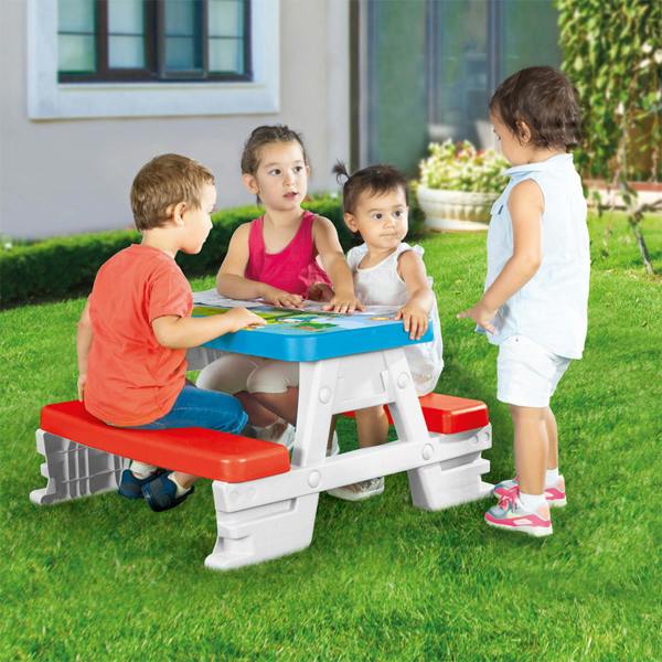 Dolu Fisher-Price Children's Picnic Table - White