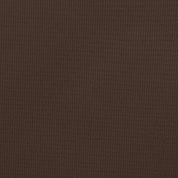 Berkfield Sunshade Sail Oxford Fabric Triangular 3x4x5 m Brown