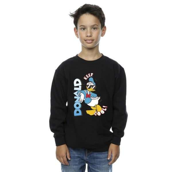 Disney Boys Donald Duck Cool Sweatshirt - Black