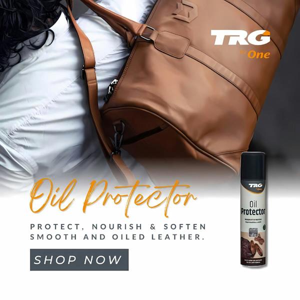 TRG Oil Protector Aerosol - Stain Prevention & Grease Barrier for Leather 250ml