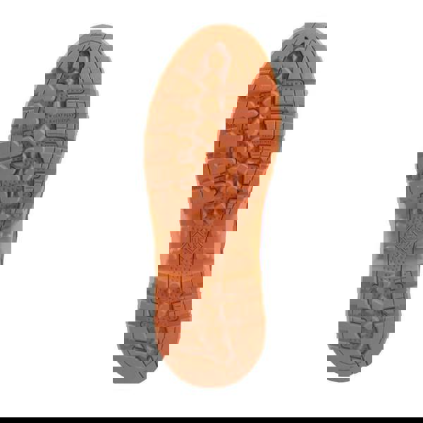 Muck Boots MUCK Boots GRIT S5 Mens Tall Safety Composite Toe/Midsole Wellie, image showing the sole tread pattern of the safety work boot designed for durability, slip resistance, and comfort.