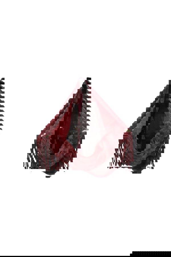 Kitise Italian Genuine Suede Fringe Crossbody Shoulder Bag