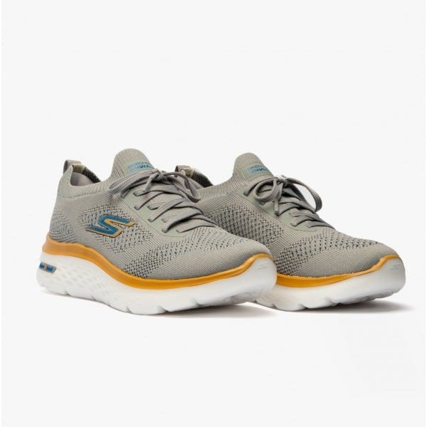 Skechers 216083/GRY GO WALK HYPER BURST -MARITIME Mens Trainers Grey/Light Blue