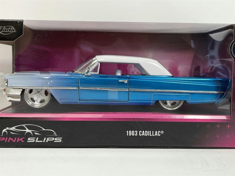 Jada Cadillac 1963 Pink Slips 1:24 Scale Jada 253293009