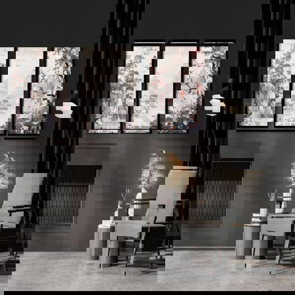 Living Room Picture Wall | Set of 3 Chinoiserie Wall art Prints