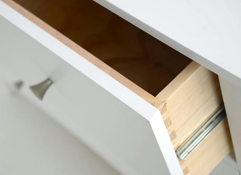Statement Furniture Edward Hopper Chest of Drawers 2 Over 2 Drawer Modern Wooden Storage Assembled