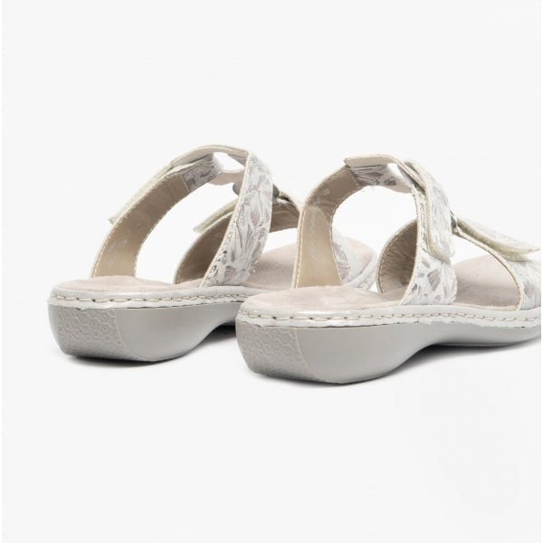 Rieker 659X6-80 Womens Sandals - Metallic