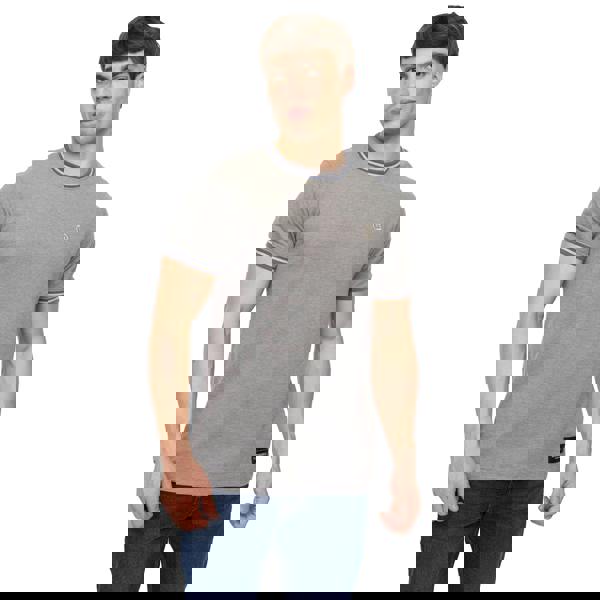 Crosshatch Mens Keraga T-Shirt - Denim Blue - 