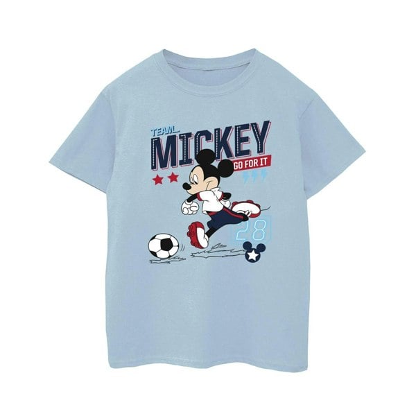 Disney Boys Mickey Mouse Team Mickey Football T-Shirt - Baby Blue