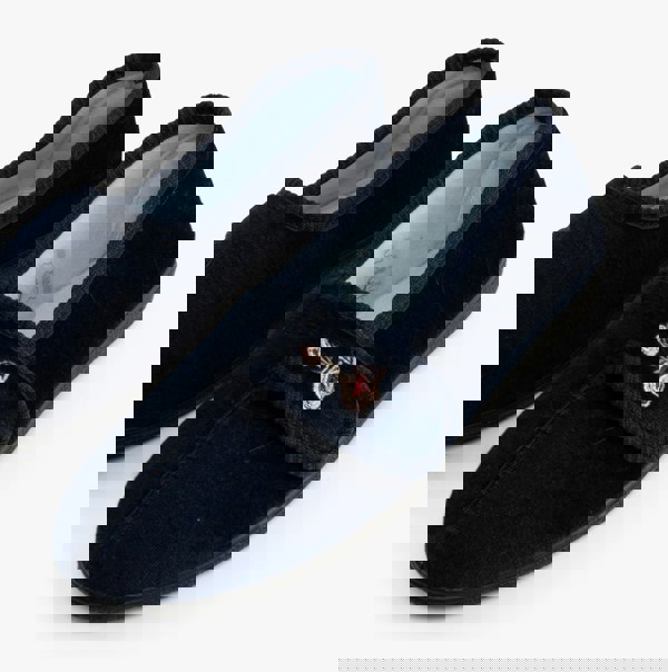 Jo & Joe IDA Womens Full Slippers Navy