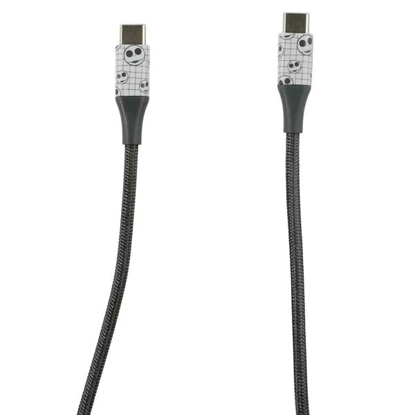 Quest | Nightmare Before Christmas 6ft Type-C Braided Charging Cable Jack Grid