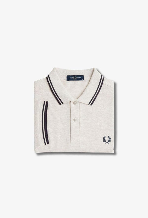 Fred Perry Men's Twin Tipped Polo Shirt - Beige