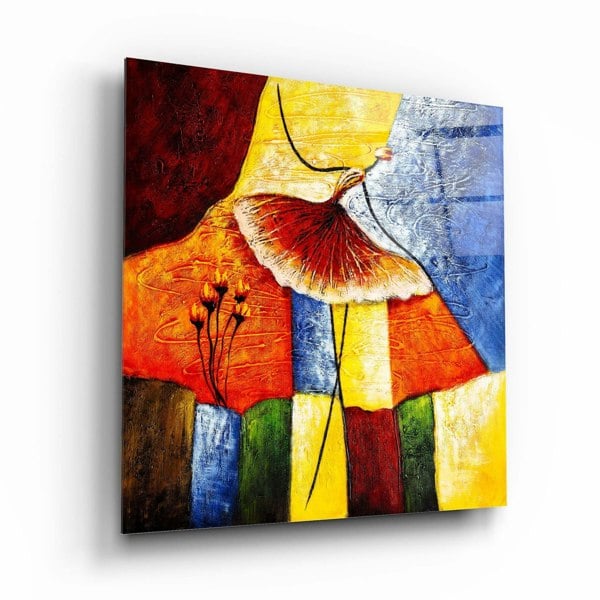 Abstract Glass Wall Art 18 - Artchi