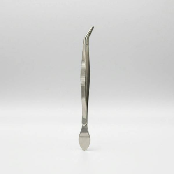 Unbranded Stainless Steel Bonsai Angled Tweezers / Spatula Combination Tool