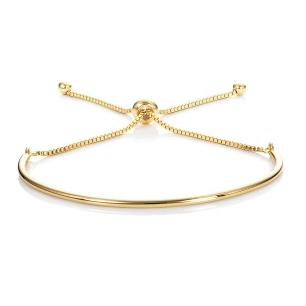 Adjustable Dainty Gold Bangle Bracelet for Women - namana.london