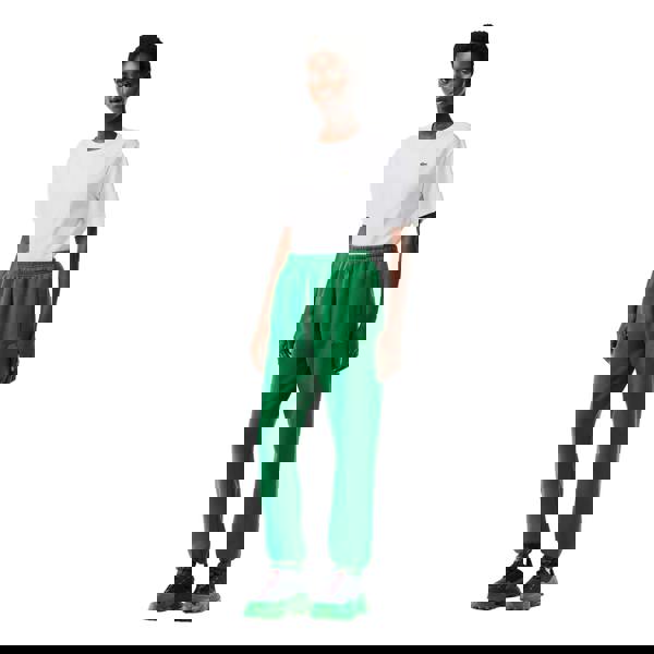 Lacoste Womens/Ladies Logo Jogging Bottoms - Green - 