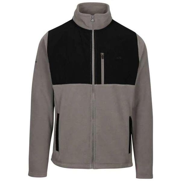 Trespass Mens Falkenham Fleece Jacket - Storm Grey - 