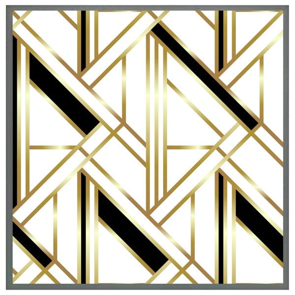 Benjamin Tate Design Golden art deco (picture Frame)