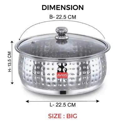 AVIAS INDUS 20G HAMMERED FOOD SERVER MEDIUM