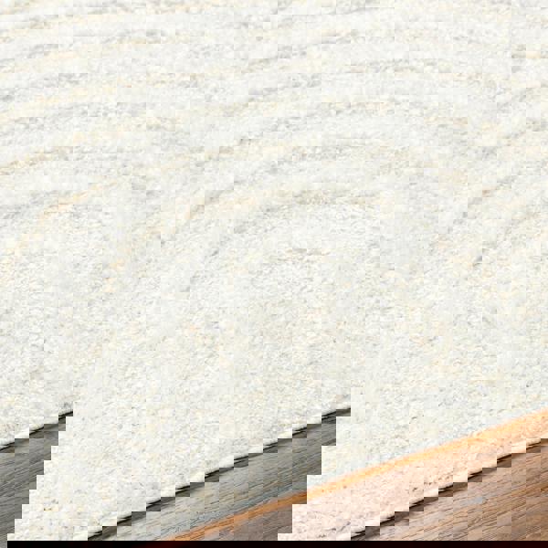 Livabliss Rodos-Modern Beige White Soft Plush Pile Rug