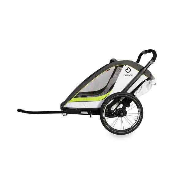 Hamax Breeze Child Bike Trailer - White/Green