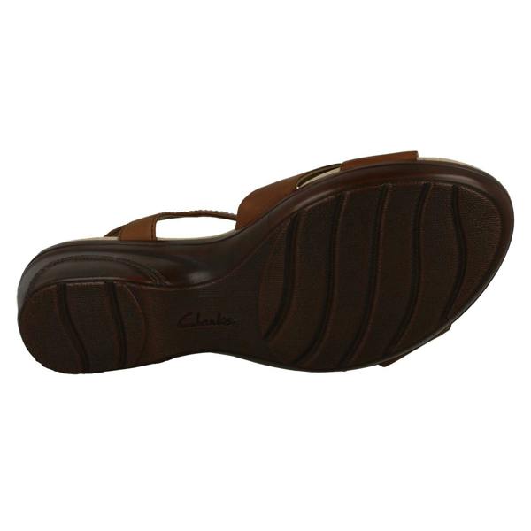 Clarks Ladies Clarks Casual Wedge Sandals Lynette Deb