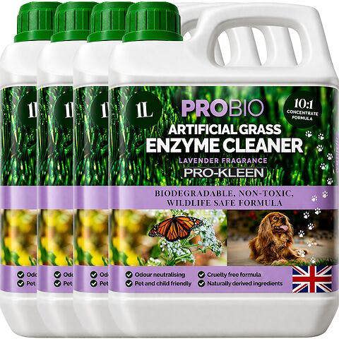ProKleen Pro-Kleen ProBio Artificial Grass Cleaner Probiotic Based Deodoriser Odour Eliminator Lavender 4L