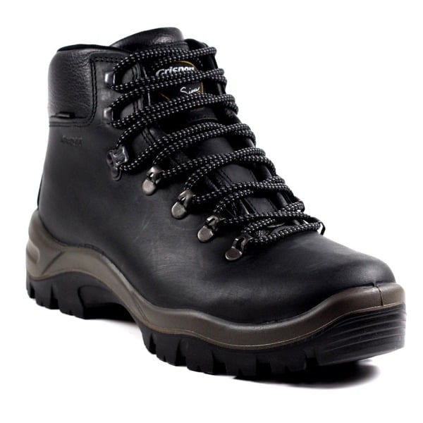 Grisport Mens Peaklander Waxy Leather Walking Boots - Black