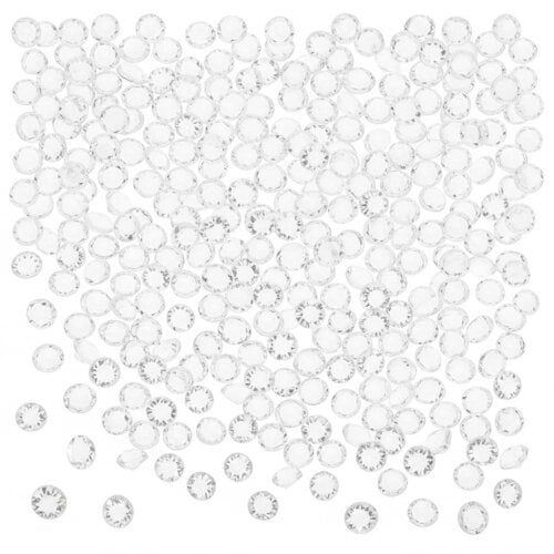 Shatchi 4.5mm Acrylic Confetti Diamonds Table Scatter Pack for Weddings, Parties and Seasonal Displays
