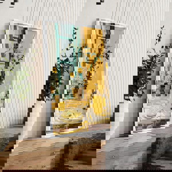 Living Room Canvases | Set of 2 Italian Lifestyle Wall art Prints