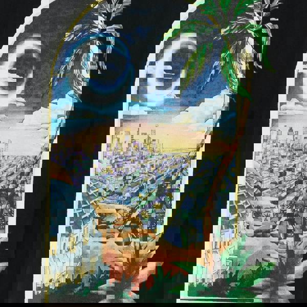 Casablanca La Night Printed T-Shirt Black T-Shirt