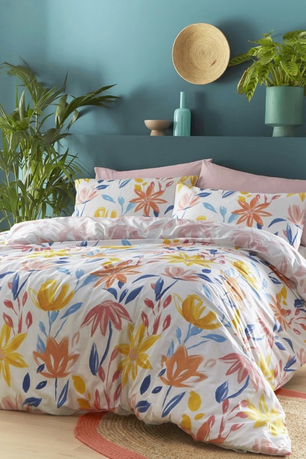 Portfolio Home Summer Floral Duvet Cover Set