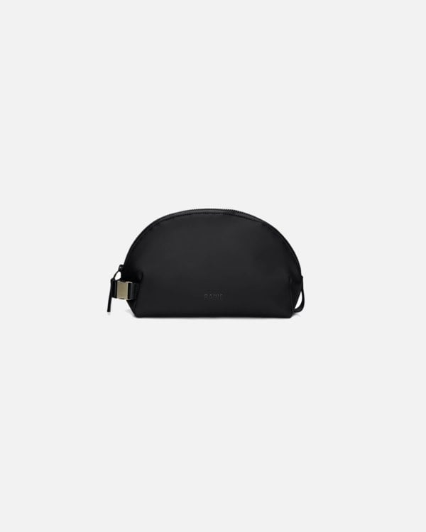 Rains Valera Wash Bag - Black 01 - CHO - Designer Unisex Bags