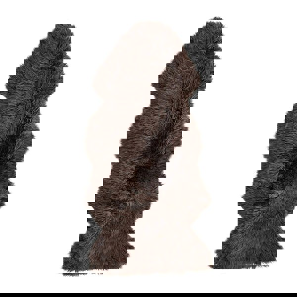 New Zealand Sheepskin | Long Wool | Rug 135 cm Walnut