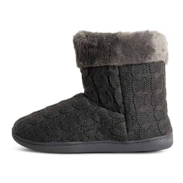 VIVA Polar Women's Memory Foam Pom Pom Winter Faux Fur Cosy Slippers