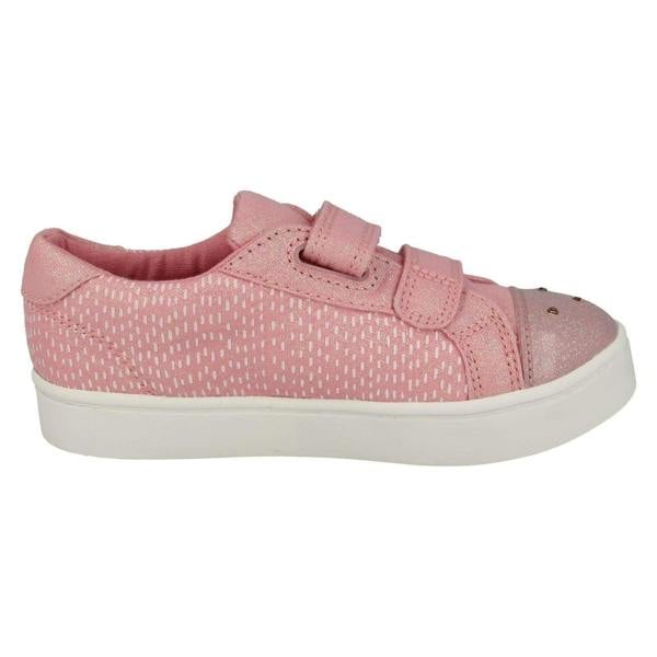 Clarks Girls Clarks Casual Canvas Shoes Pattie Lola