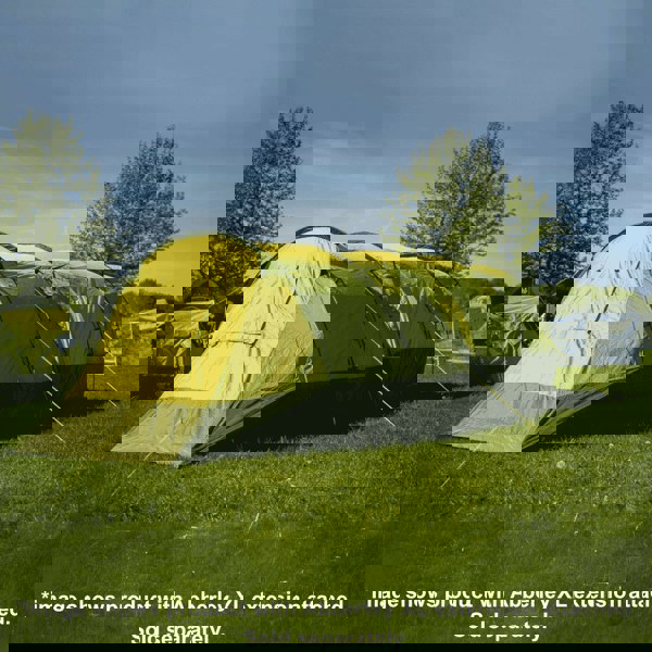 Abberley XL tent with extension attached. Extension sold separatley.