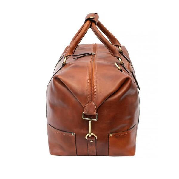 PRIMEHIDE Leather Holdall Vintage Style Duffle Bag Ridgeback