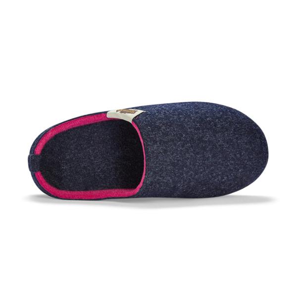 Gumbies Outback Women's Slippers - Navy & Pink