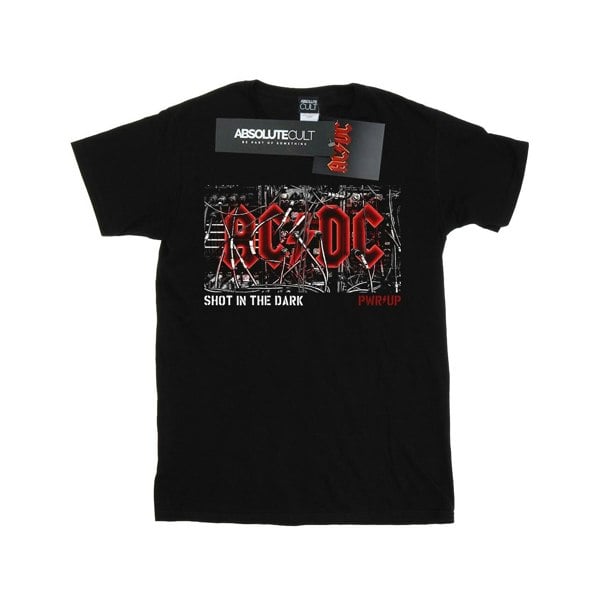 AC/DC Mens PWR UP Cable Logo T-Shirt - Black