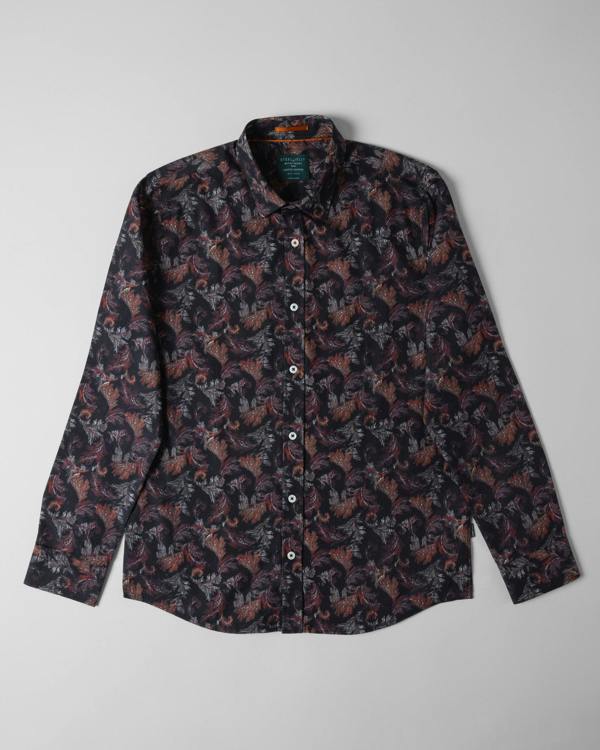 Steel & Jelly Limited Edition Seasonal Leaf Slim Fit Shirt