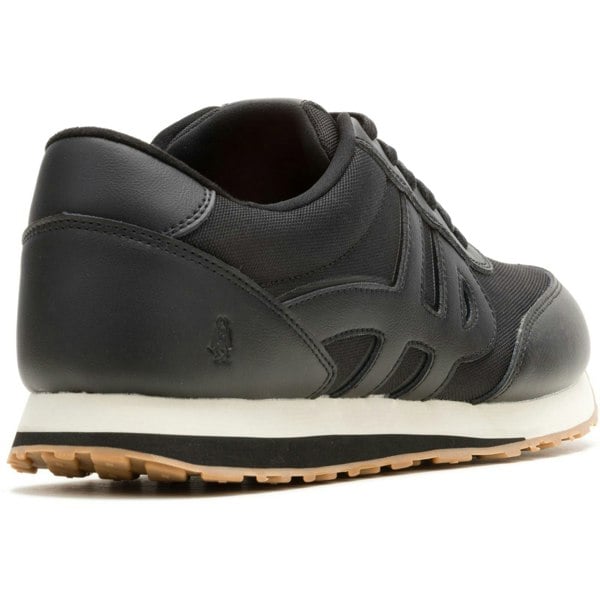 Hush Puppies Seventy8 Leather Men's Black Trainers