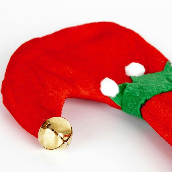 Elf Legs Christmas Hat with Jingle Bells for Festive Parties and Holiday Fun image 1