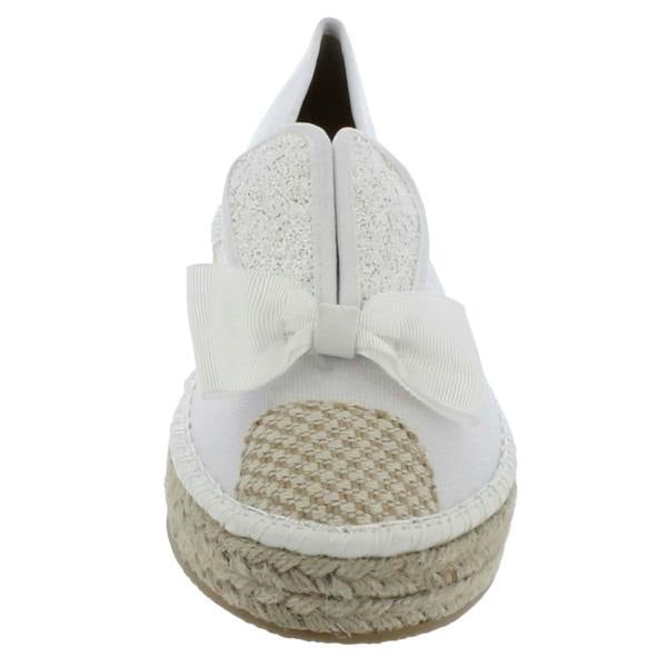 Spot On Ladies Spot On Bunny Ears Canvas Shoes F9982