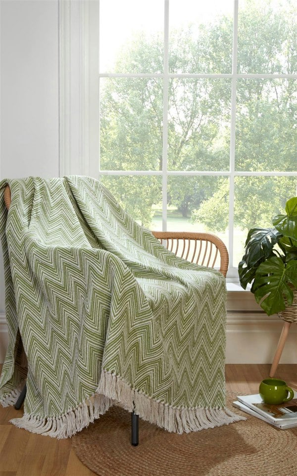 Portfolio Living Chester Herringbone Throw