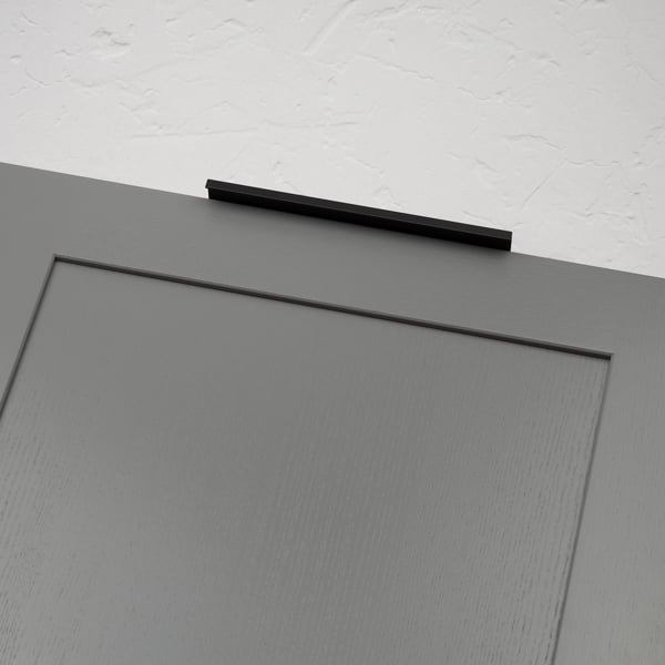 Handle & Home Matt Black Squared Edge Mount Lip Pull Handles