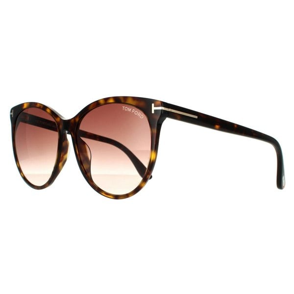 Tom Ford Sunglasses Maxim FT0787 52F Dark Havana Brown Gradient