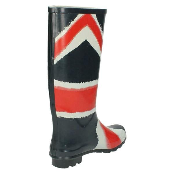 Spot On Ladies Spot On Union Flag Wellington Boots