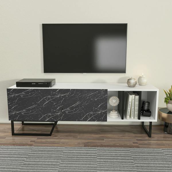 Decorotika Linossa Modern Tv Stand TV Cabinet for TV's up to 60"