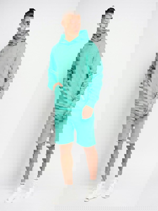 Crosshatch Emmson Hoodie Aqua